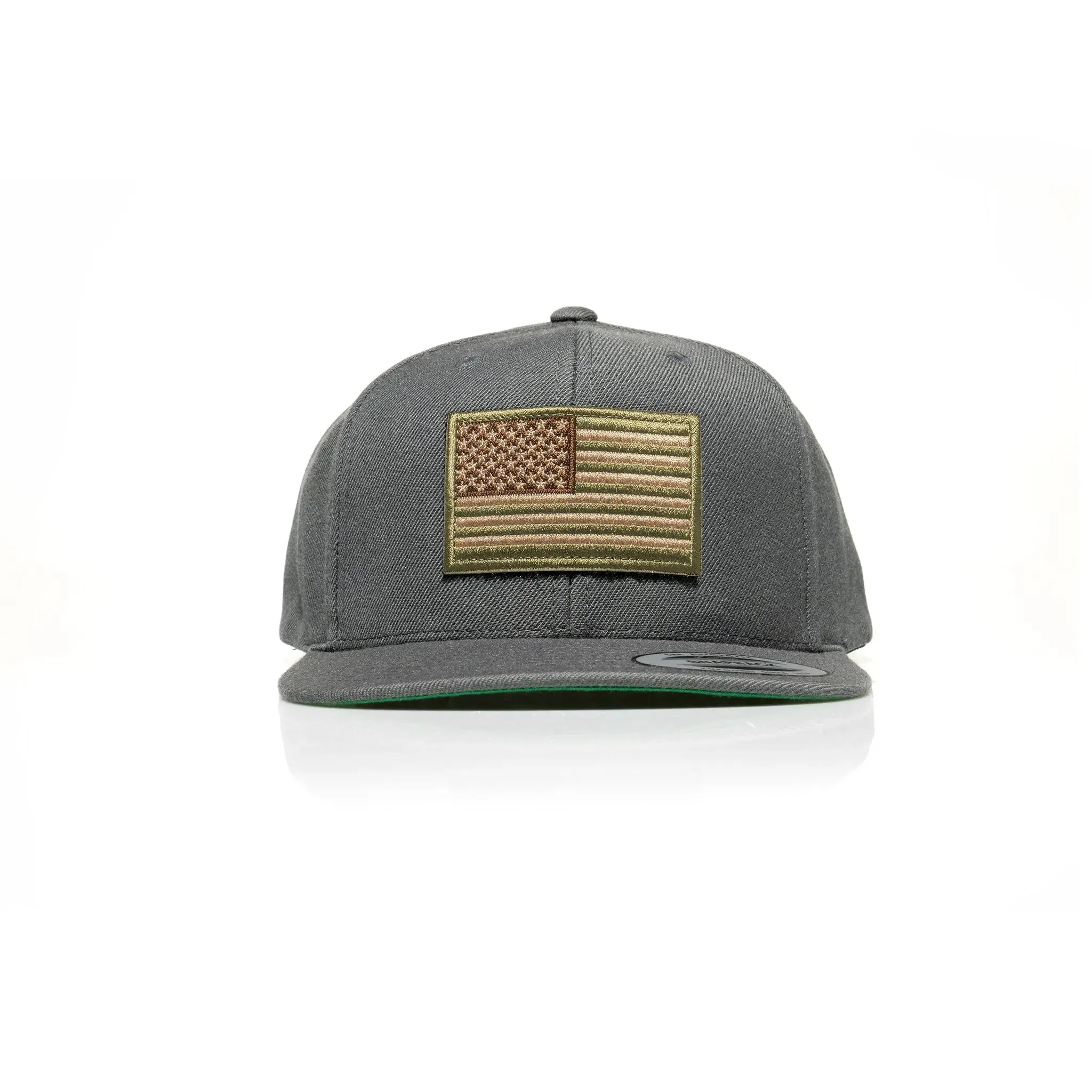 USA Tan Flag Patch Snapback